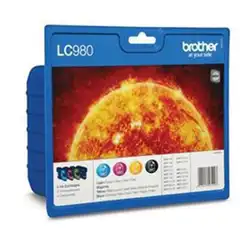 Material BROTHER LC980VALBP (LC980VALBP) TINTA ORIGINAL CUATRICOLOR 20244