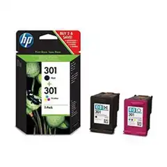 HP Nº301 (BK/COL) PACK (N9J72AE) TINTA ORIGINAL CUATRICOLOR 20391