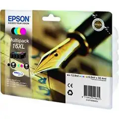 Material EPSON Nº16XL RAINBOW (C13T16364012) TINTA ORIGINAL CUATRICOLOR 20581