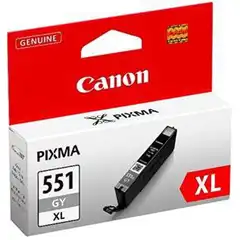 CANON CLI 551XLGY (6447B001) TINTA ORIGINAL GRIS 20811