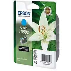 EPSON T0592 (C13T05924010) TINTA ORIGINAL CYAN 21431