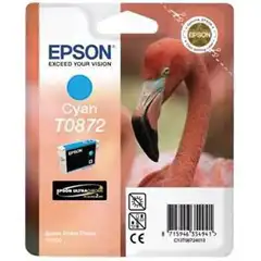 EPSON T0872 (C13T08724010) TINTA ORIGINAL CYAN 21474