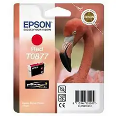 EPSON T0877 (C13T08774010) TINTA ORIGINAL ROJO 21480