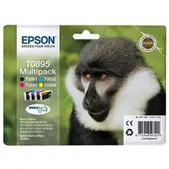 EPSON T0895 RAINBOW (C13T08954010) TINTA ORIGINAL CUATRICOLOR 21493