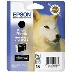 EPSON T0961 (C13T09614010) TINTA ORIGINAL NEGRO 21495