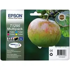 EPSON T1295 RAINBOW (C13T12954012) TINTA ORIGINAL CUATRICOLOR 21530