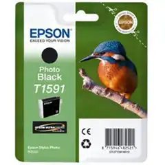 EPSON T1591 (C13T15914010) TINTA ORIGINAL NEGRO 21551