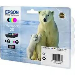 EPSON T2616 RAINBOW (C13T26164010) TINTA ORIGINAL CUATRICOLOR 21634
