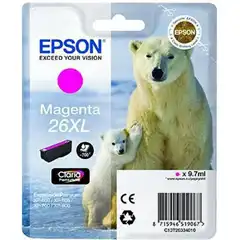 EPSON 26XL (C13T26334012) TINTA ORIGINAL MAGENTA 21642