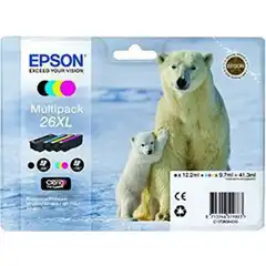 EPSON 26XL (C13T26364010) TINTA ORIGINAL CUATRICOLOR 21646