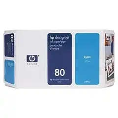 HP 80 (C4846A) TINTA ORIGINAL CYAN 21921