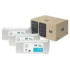 HP 83 PACK3 (C5073A) TINTA ORIGINAL CYAN 21981