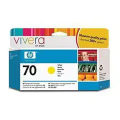 HP Nº70 (C9454A) TINTA ORIGINAL AMARILLO 22024