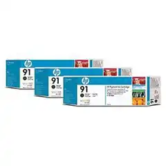 HP 91 PACK3 (C9480A) TINTA ORIGINAL NEGRO 22042