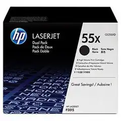 HP 55XD PACK (CE255XD) TONER ORIGINAL NEGRO 22203