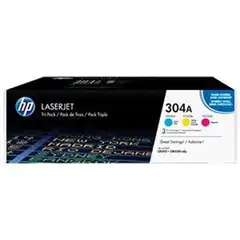 HP 304A PACK3 (CF372AM) TONER ORIGINAL TRICOLOR 22269
