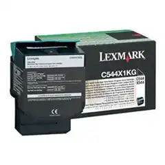 Material LEXMARK C544X1KG (0C544X1KG) TONER ORIGINAL NEGRO 22543