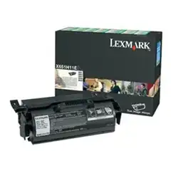 LEXMARK X-651/652/654/656/658 TÓNER NEGRO.(25.000 PÁGINAS)