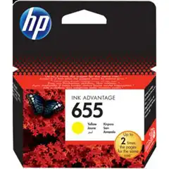 HP TINTA AMARILLO DESKJET 4615 4625 5525 6525 Nº 655