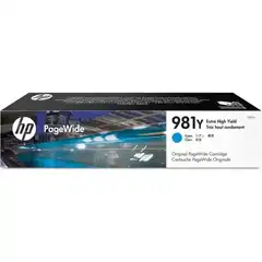 HP 981Y (L0R13A) TINTA ORIGINAL CYAN 26235