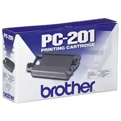 BROTHER PC201 (PC201) CONSUMIBLES PARA ROTULADORAS ORIGINAL NEGRO 26248