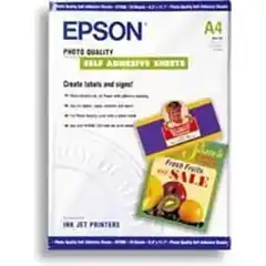 EPSON PAPEL AUTOADHESIVO ESPECIAL HQ. A4, 10 HOJAS DE 167G.