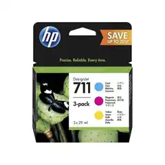 HP TINTA C / M / Y DESIGNJET T120/T520 - Nº 711 (PACK 3)