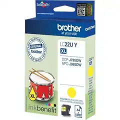 BROTHER LC22UYBP (LC22UYBP) TINTA ORIGINAL AMARILLO 26960