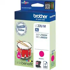 BROTHER LC22UMBP (LC22UMBP) TINTA ORIGINAL MAGENTA 26962