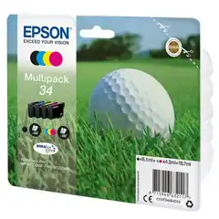 EPSON T34664010 (C13T34664010) TINTA ORIGINAL CUATRICOLOR 27157