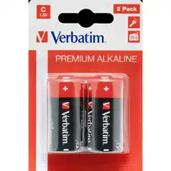 Material VERBATIM PILAS ALCALINAS C - LR14 - PACK 2 UDS