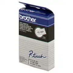  BROTHER CINTA LAMINADA BLANCO/NEGRO 12MM