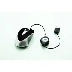 VERBATIM RATÓN OPTICO DE VIAJE GO MINI. DISEÑO ULTRAPORTÁTIL. CABLE USB RETRÁCTIL. COLOR NEGRO