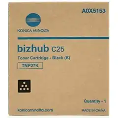 KONICA-MINOLTA TNP-27BK (A0X5153) TONER ORIGINAL NEGRO 28089