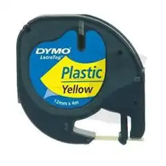 Material DYMO CINTA LETRATAG 12MMX4M NG/AM LETRATAG 91202