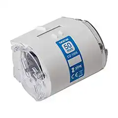 BROTHER ROLLO DE CINTA ADHESIVA ZERO INK PARA ETIQUETADORA VC500W CZ1004 5CMX5M. CZ1005 BROTHER COD. EXA_28902
