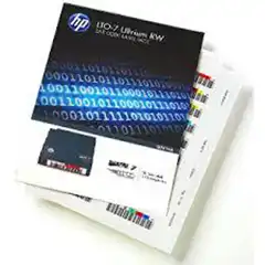 Material HP PAQUETE DE ETIQUETAS CON CÓDIGO DE BARRAS REGRABABLES HPE LTO ULTRIUM 7 SUPER DLT Y DLTTAPE IV Q2014A HP COD. EXA_29169 EAN 