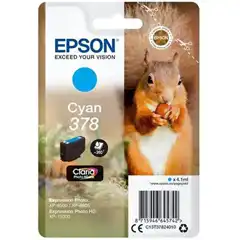 EPSON Nº378 (C13T37824010) TINTA ORIGINAL CYAN 29504