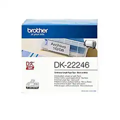 BROTHER CINTA ADHESIVA DE PAPEL CONTINUO BLANCO 103MM X 30,48M DK22246 BROTHER COD. EXA_31021