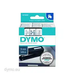 Material DYMO CINTA DE TRANSFERENCIA TERMICA D1 40914. AZUL SOBRE BLANCO DE 9MMX7M. POLIESTER AUTOADHESIVA S0720690 DYMO COD. EXA_31061 EAN 5411313409148