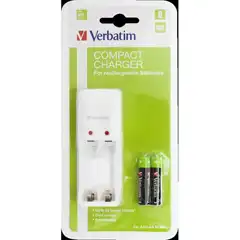 Material VERBATIM CARGADOR COMPACTO DE PILAS DE TAMAÑO AA Y AAA 49944 VERBATIM COD. EXA_31418 EAN 023942499442