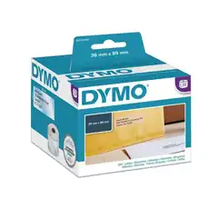 Material DYMO CINTA DE ETIQUETAS DE ENVÍO PLÁSTICO TRANSPARENTE DE 89X36MM (260 PÁGINAS) PARA ROTULADORA LABELWRITER S0722410 DYMO COD. EXA_32023