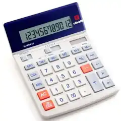 Material OLIVETTI CALCULADORA DE OFICINA SOBREMESA SUMMA 60 DE 12 DIGITOS B9320000 OLIVETTI COD. EXA_33897 EAN 8020334289782
