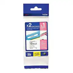 BROTHER CINTA ROTULADORA LAMINADA MULTIPACK NEGRO SOBRE BLANCO DE 12MMX8M Y BLANCO SOBRE ROSA DE 12MMX2M (2XTZE231+1XTZEMQP35) TZE-32M3 BROTHER COD. EXA_35509
