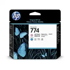 HP CABEZAL DE IMPRESIÓN MAGENTA CLARO Y CIAN DESIGNJET T920, T1500, T1600, T2600, T3500 - Nº 774 P2V98A HP COD. EXA_35586 EAN 192018596924