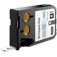 Material DYMO CINTA DE TRANSFERENCIA TÃRMINA NEGRO SOBRE TRASLÃCIDO 12MMX7M VINILO 1868741 DYMO COD. EXA_35903
