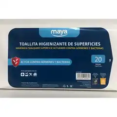 Material TOALLITAS DAHI HIGIENIZANTES DE SUPERFICIES PACK 20 UND.