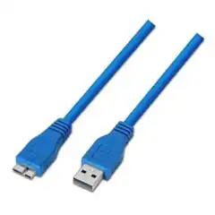 AISENS CABLE USB 3.0 (9 PINES) MACHO / MICRO USB 3.0 (9 PINES) 1M A105-0047 MARCAS VARIAS COD. EXA_36800 EAN 