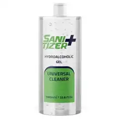 Material GEL HIDROALCOHÃLICO HIGIENIZANTE SANITIZER PLUS BOTELLA 1000ML SP01010 36845