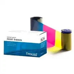 Material DATACARD 534000-003 CINTA MÃQUINA DE ESCRIBIR/FAX ORIGINAL CUATRICOLOR 37321